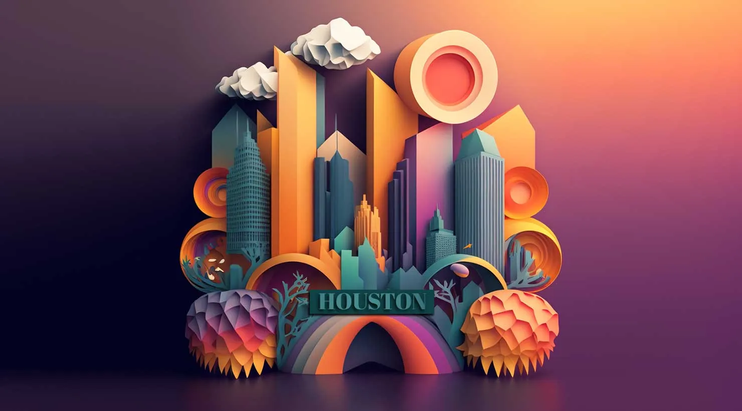 Houston telemedicine illustration